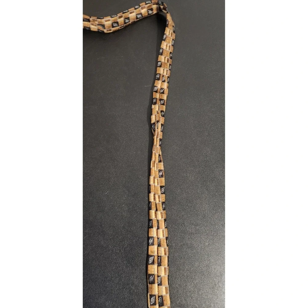 BACI Made in Italy Tie Geometric Gold Black 62